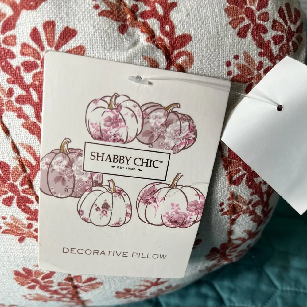 Climbing Vines Stamp Pumpkin-Shaped Throw Pillows (2)